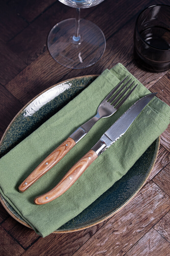 Steakkniv m/grillskær Laguiole