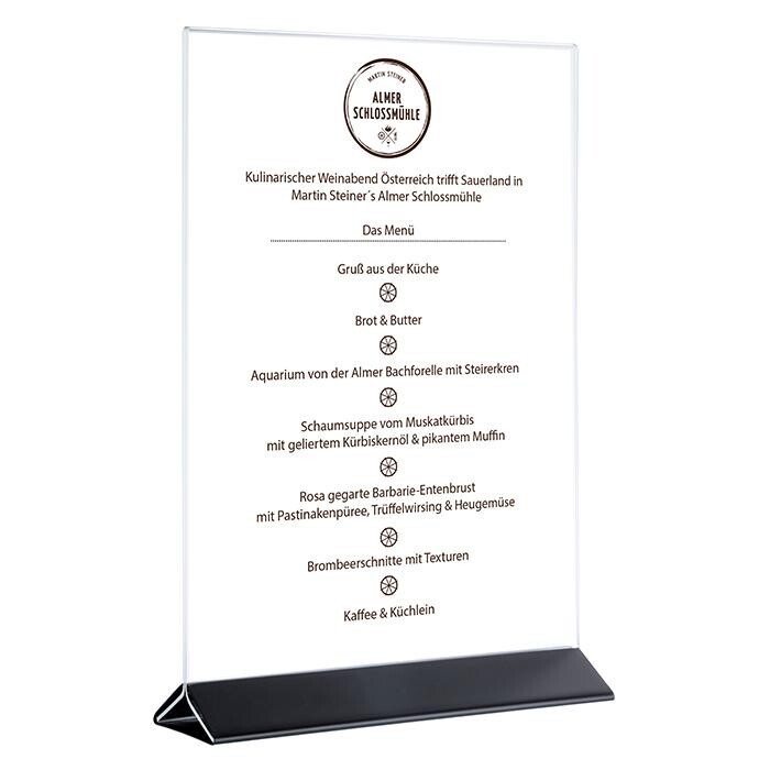 Menukortholder A6
