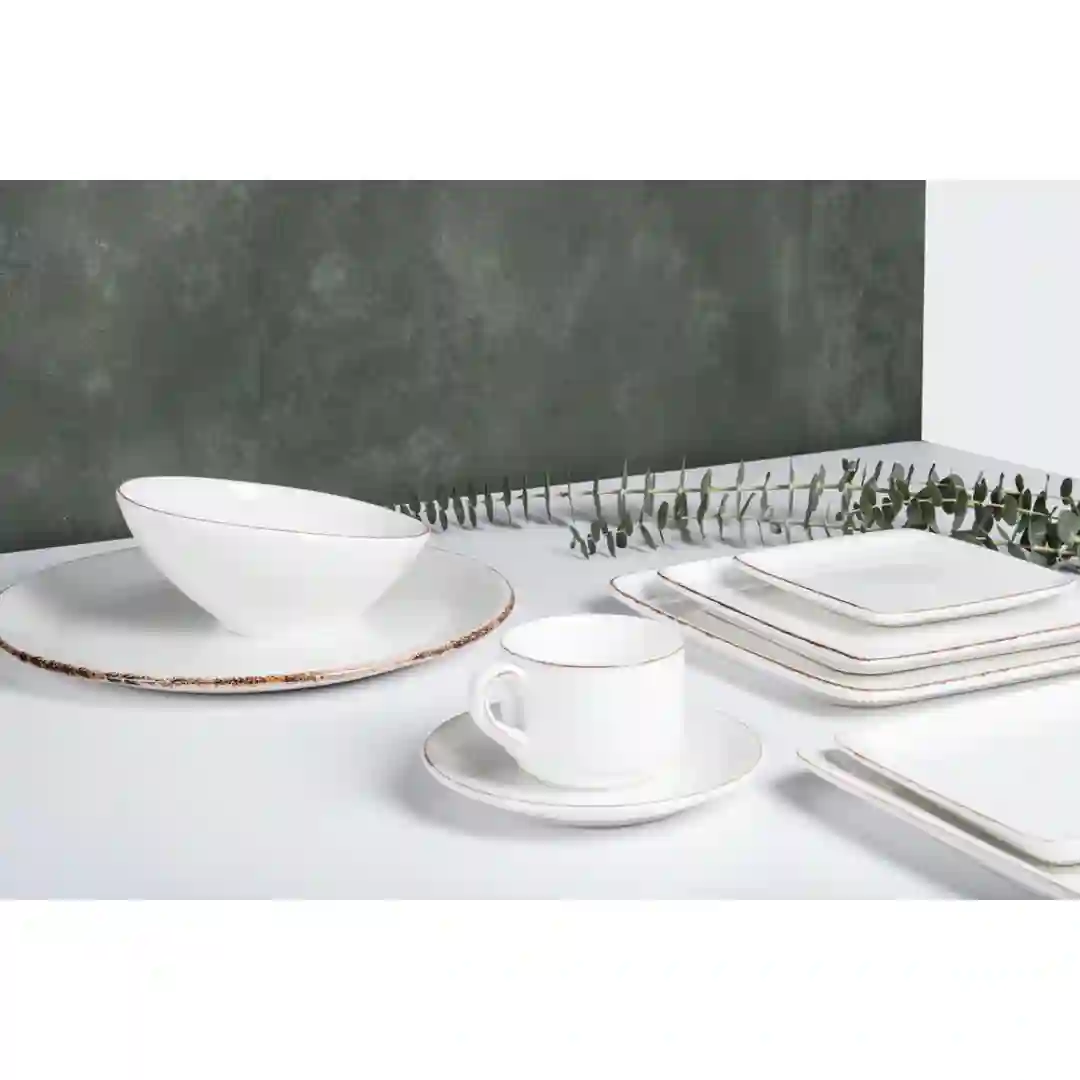 Krus m/brun kant Retro