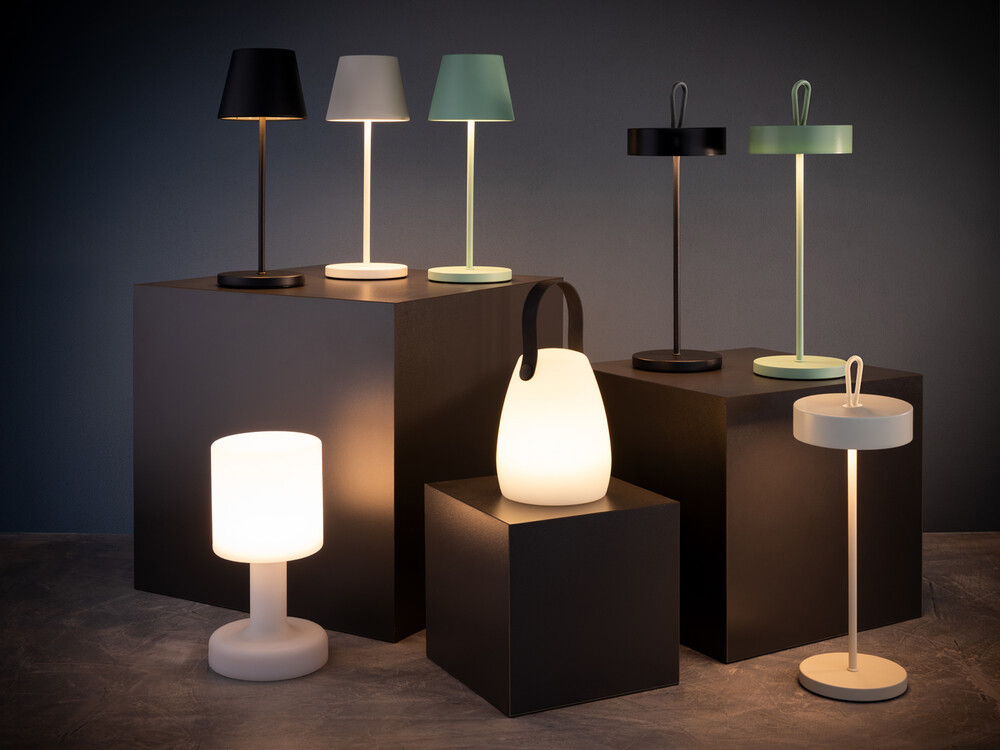 Bordlampe Genopladelig Finn