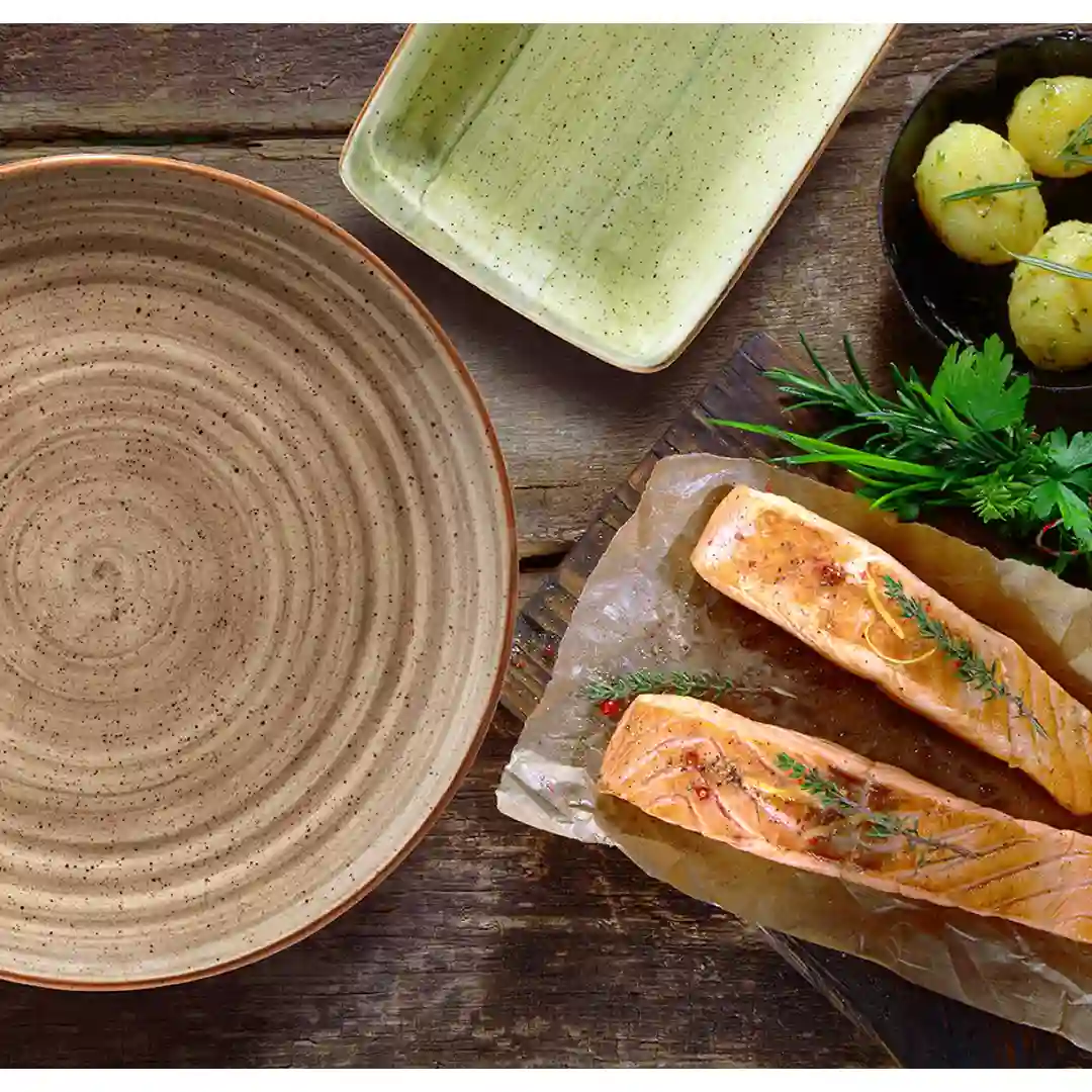 Tallerken Halvdyb Aura