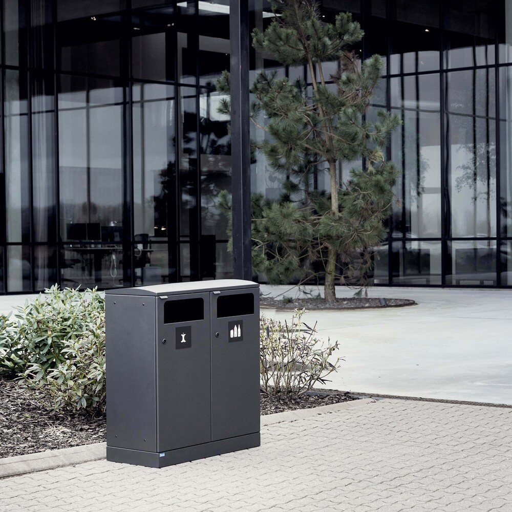 Affaldsbeholder 2x100 L