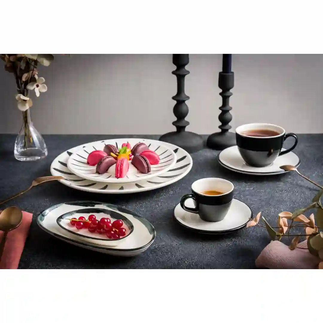 Tallerken Lavis Black