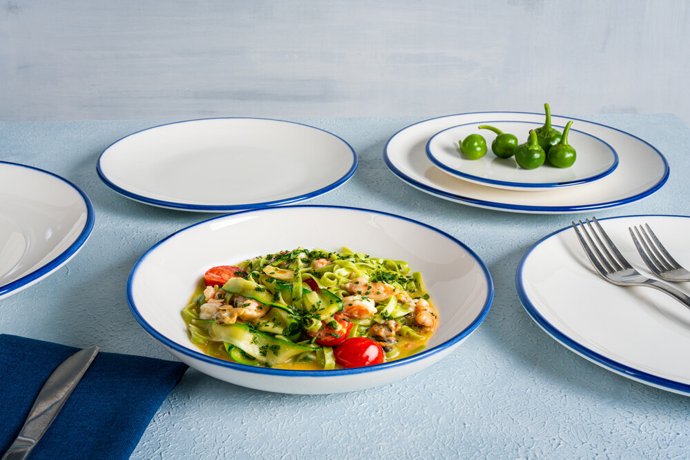 Tallerken Linea Blue