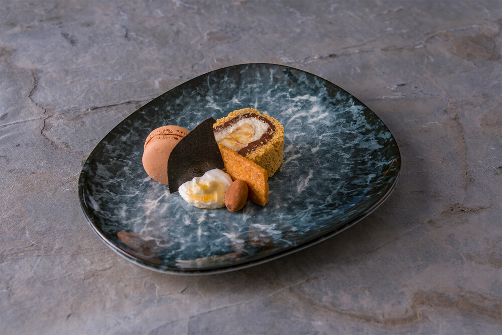 Tallerken Flad Sepia