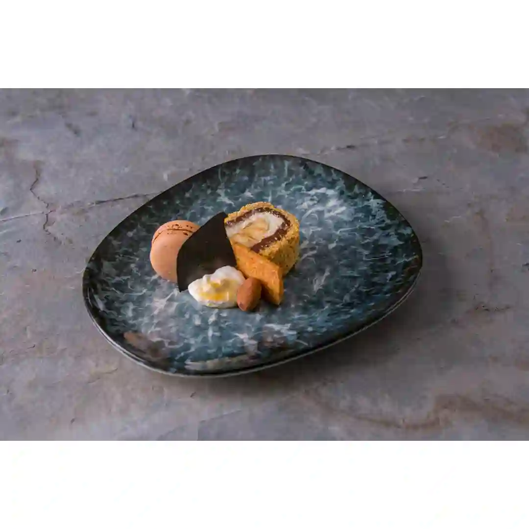 Tallerken Flad Sepia