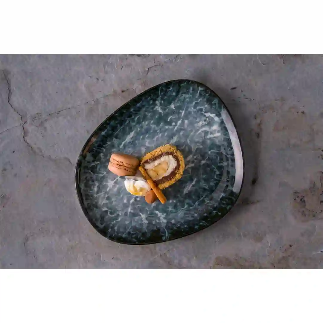 Tallerken Flad Sepia