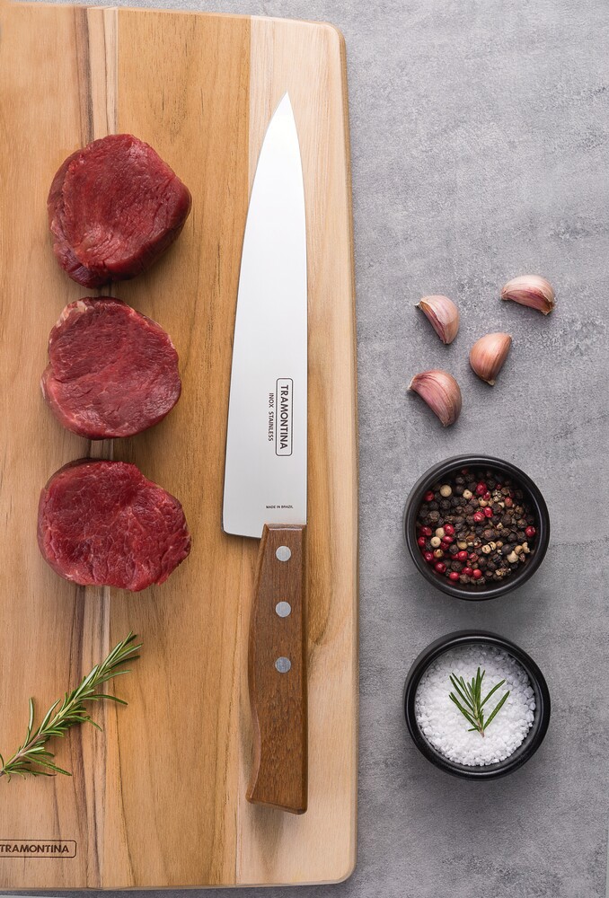 Kokkekniv m/træskaft