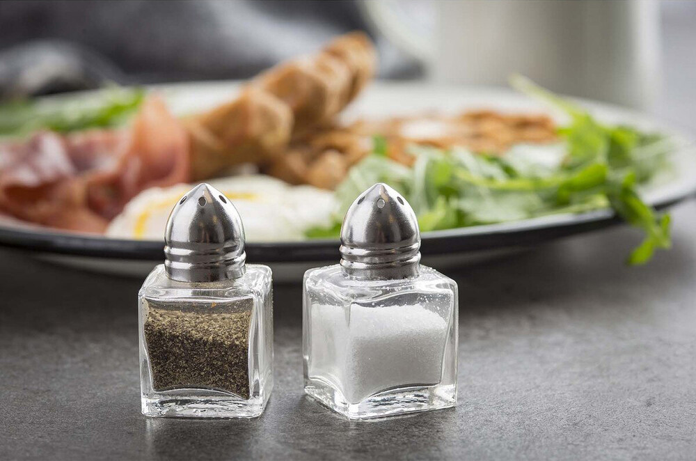 Salt- og peberbøsse 2-pak