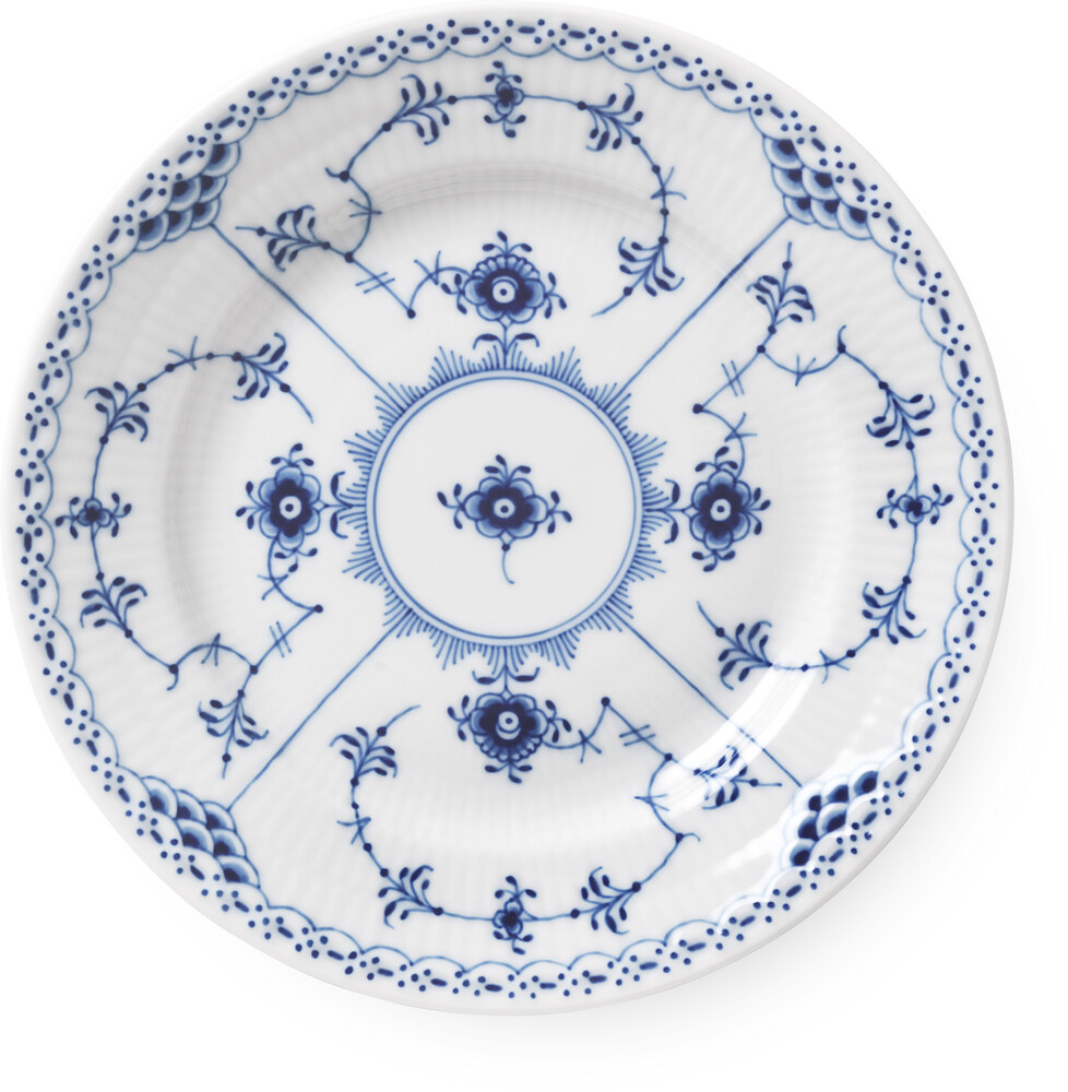 Tallerken Flad Musselmalet