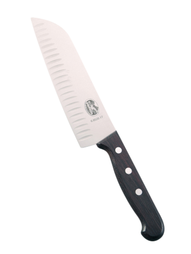 Kokkekniv m/luftskær Santoku
