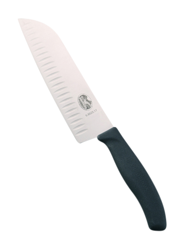 Kokkekniv m/luftskær Santoku