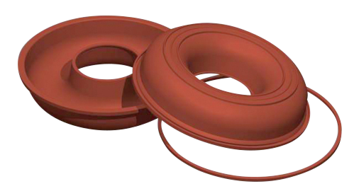 Silikoneform Randform