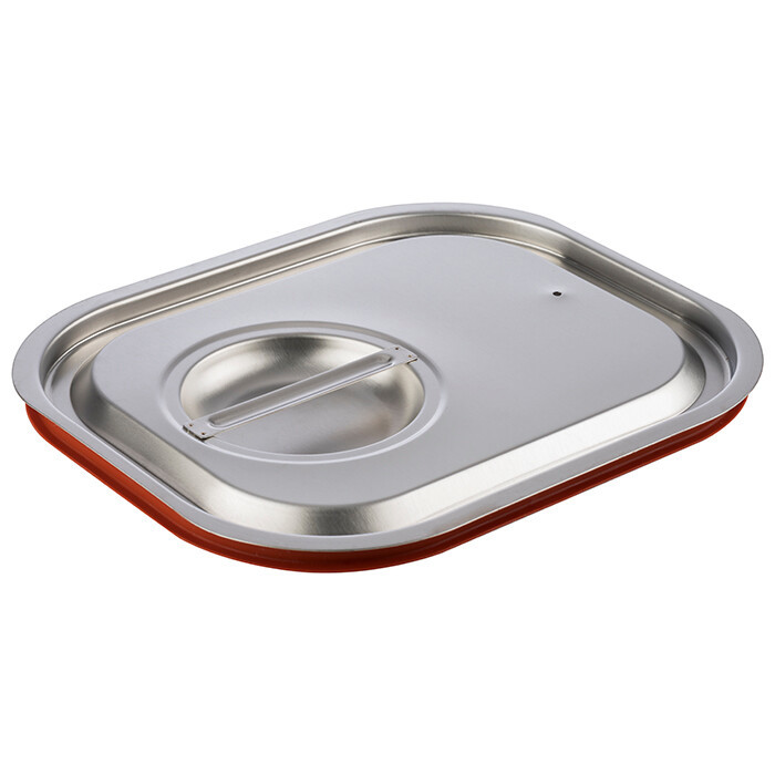 Låg 1/2 GN m/silikonekant