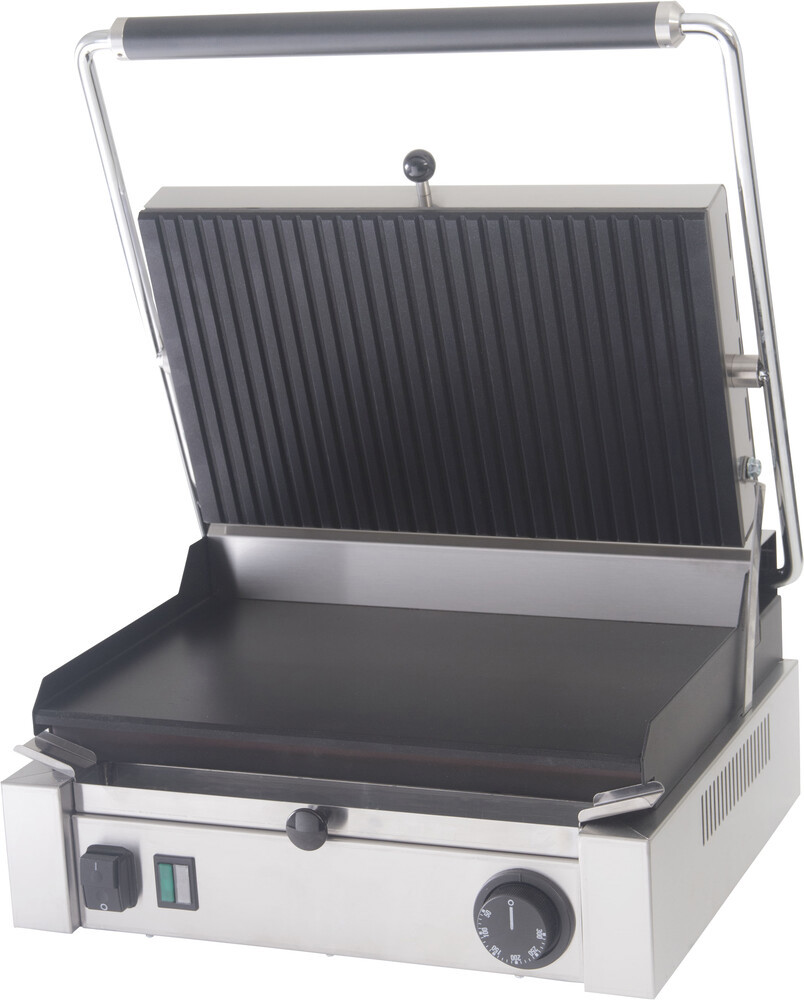Klemgrill Glat/rillet Panini