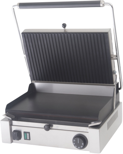 Klemgrill Glat/rillet Panini
