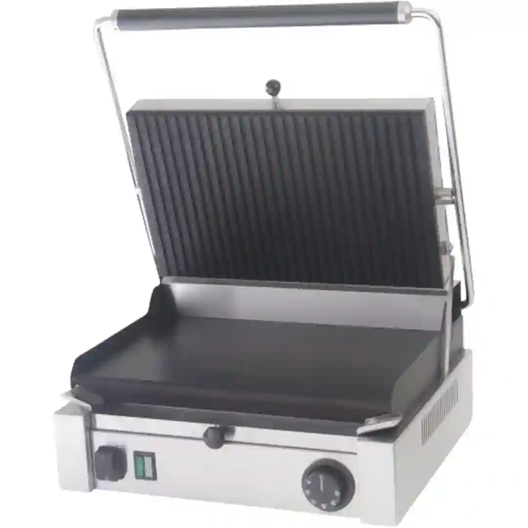 Klemgrill Glat/rillet Panini