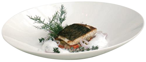 Tallerken Halvdyb Contour