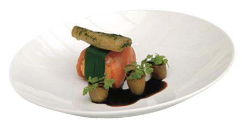 Tallerken Halvdyb Contour