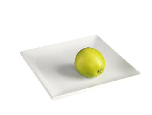 Tallerken Flad Kvadrat