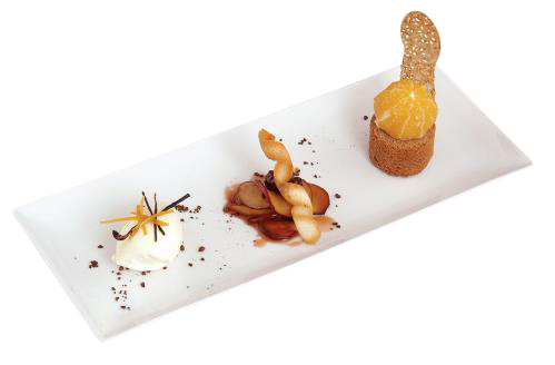 Tallerken Flad Kvadrat