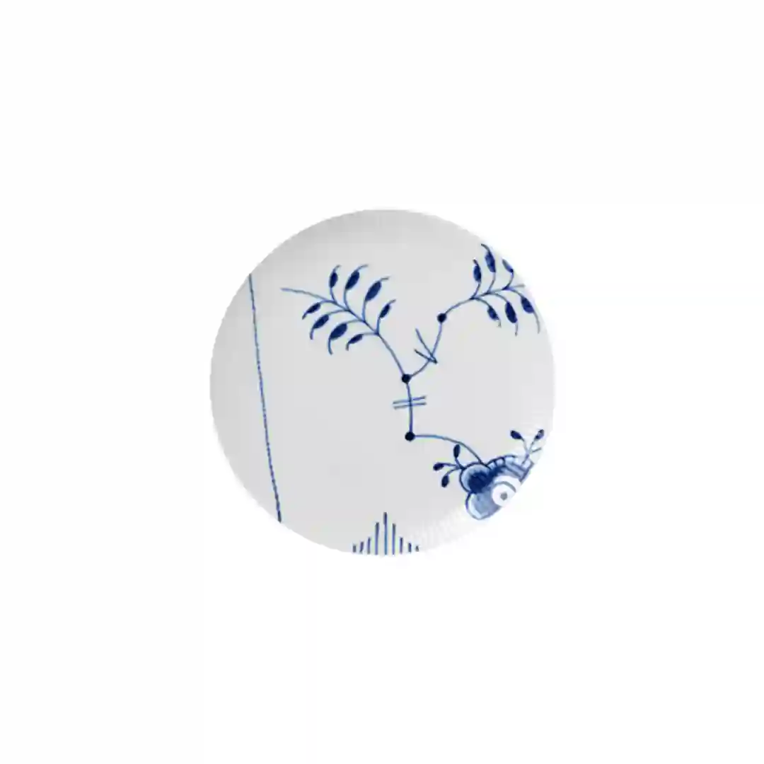 Tallerken Blå Mega Riflet