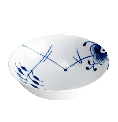 Skål Blå Mega Riflet