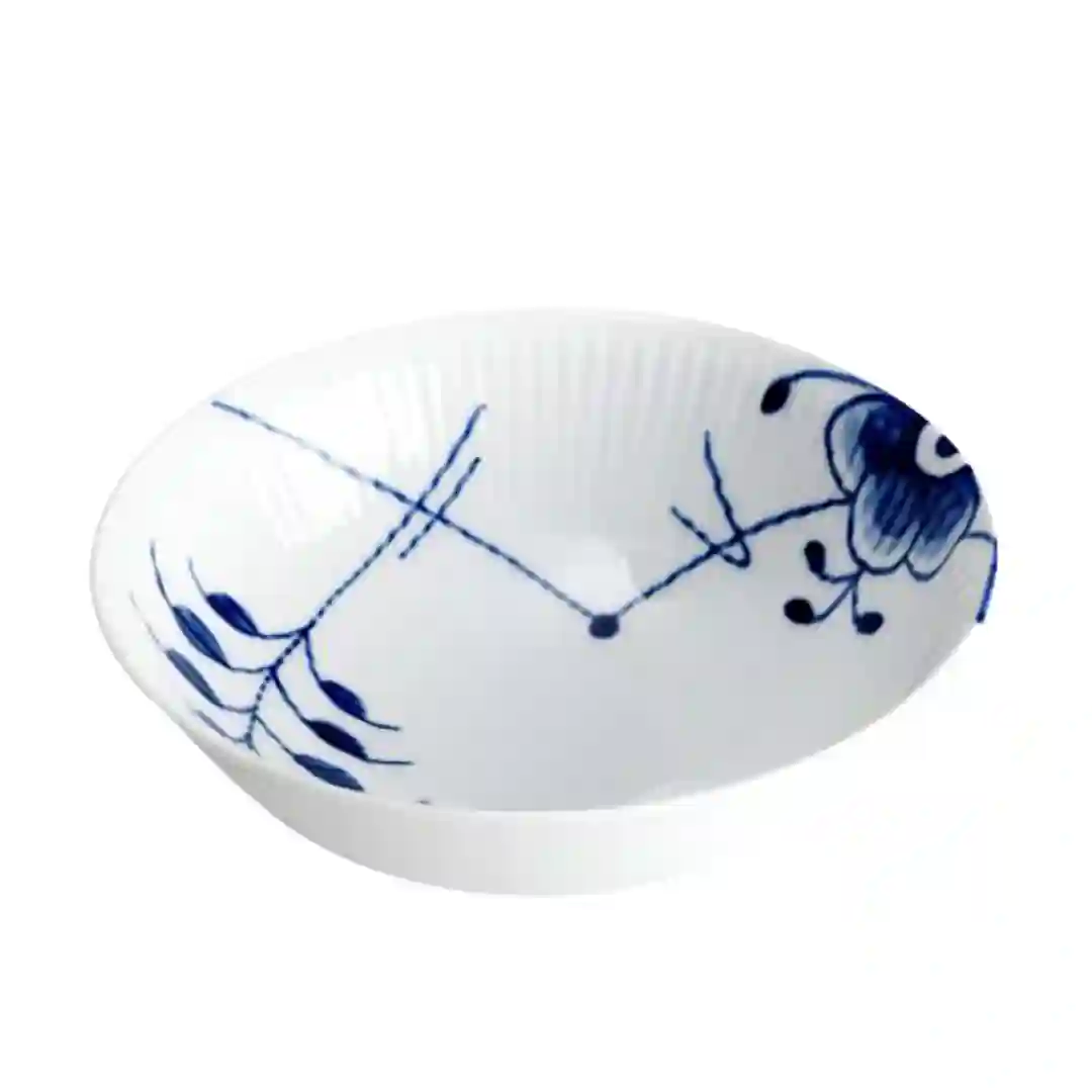 Skål Blå Mega Riflet