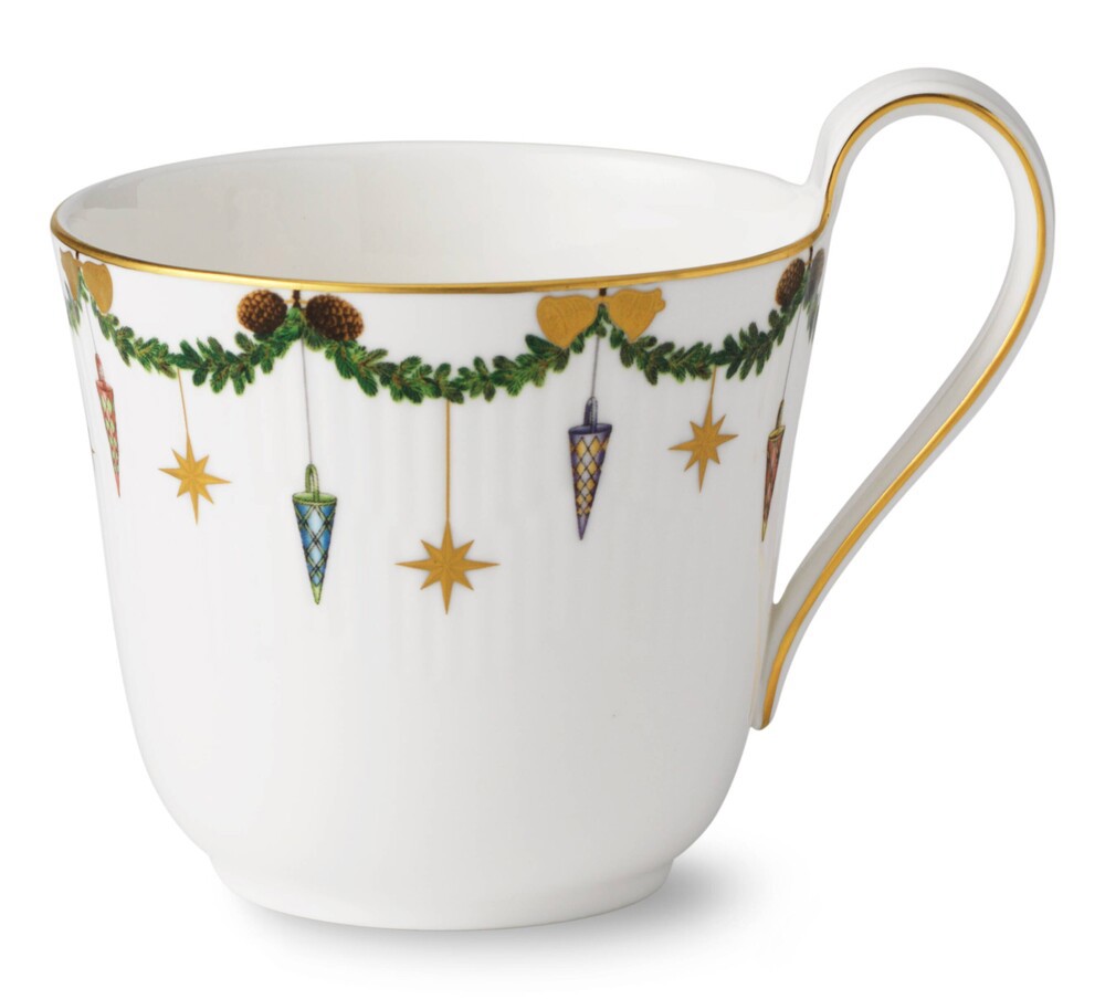 Højhankskop Stjerne Riflet Jul