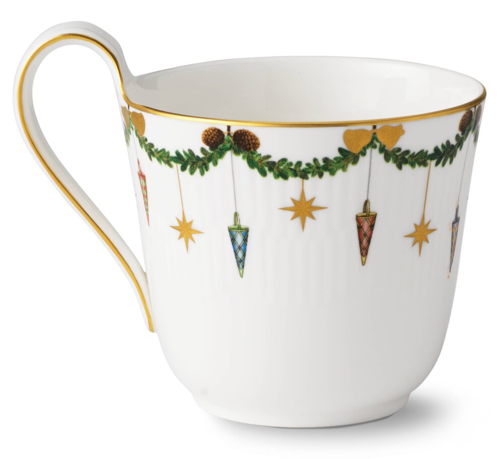 Højhankskop Stjerne Riflet Jul