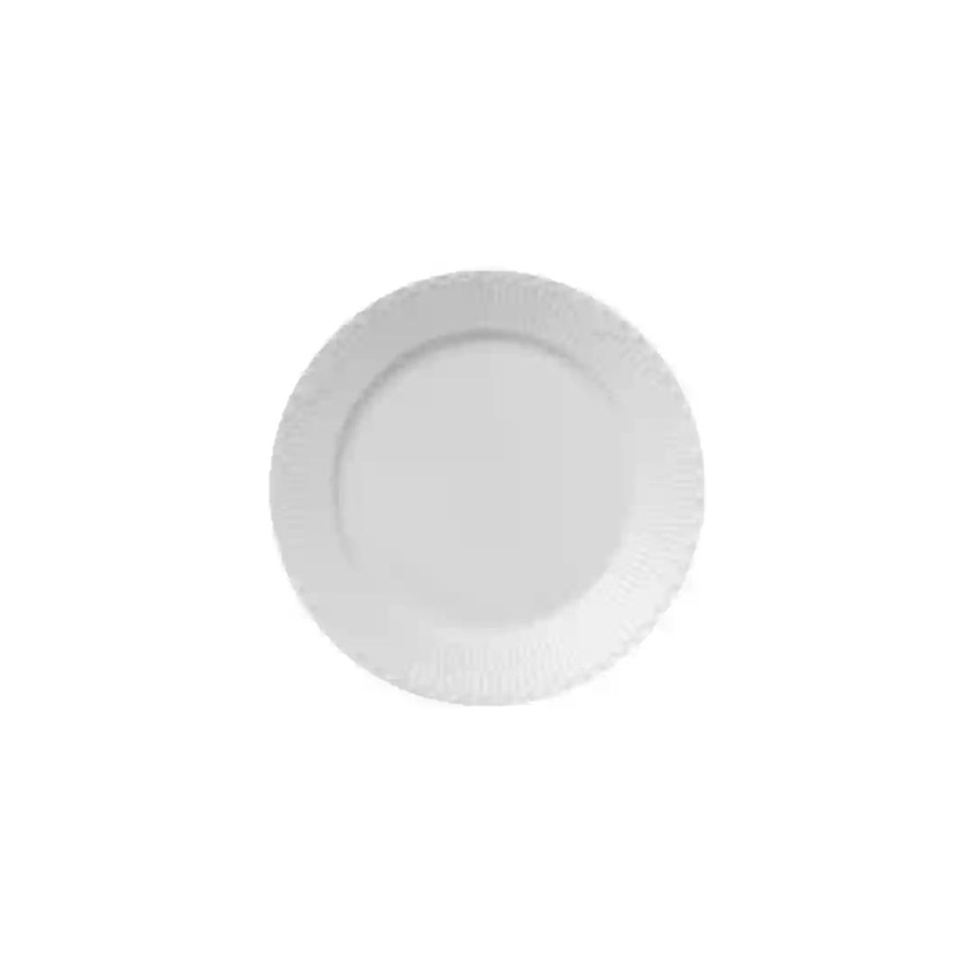 Tallerken Hvid Halvblonde