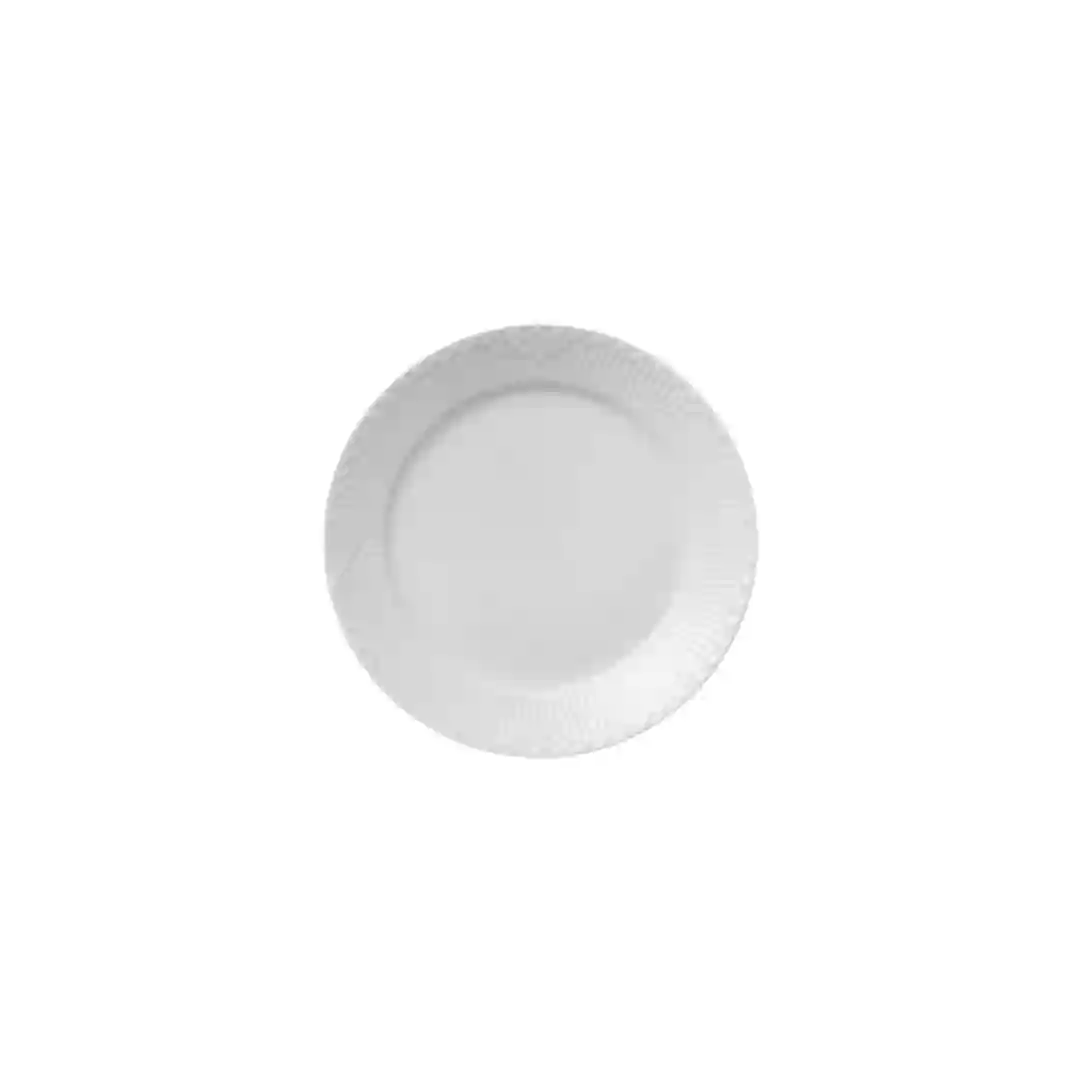 Tallerken Hvid Halvblonde