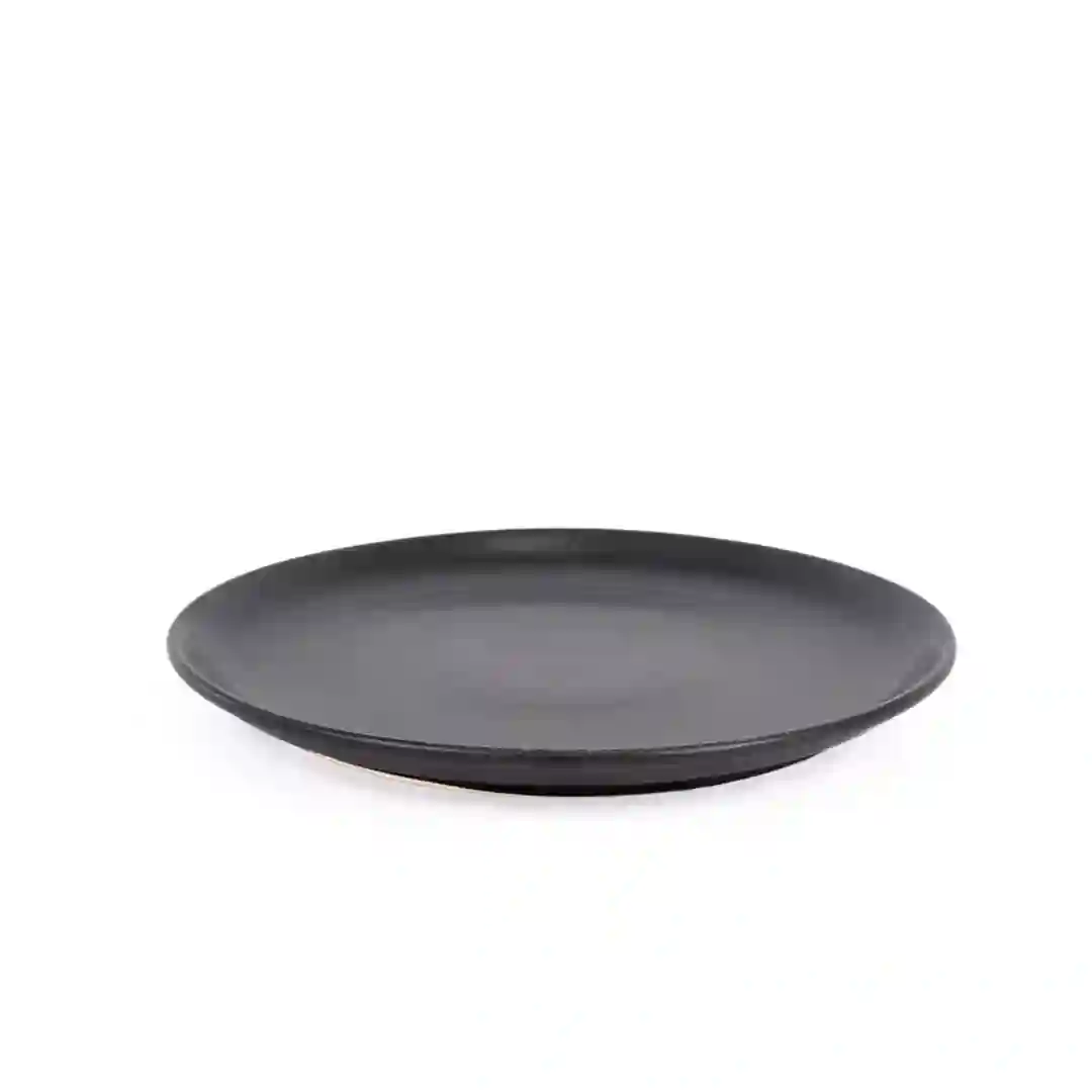 Tallerken Flad Black