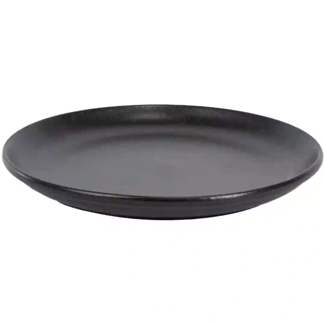 Tallerken Flad Black