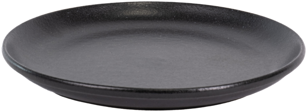 Tallerken Flad Black