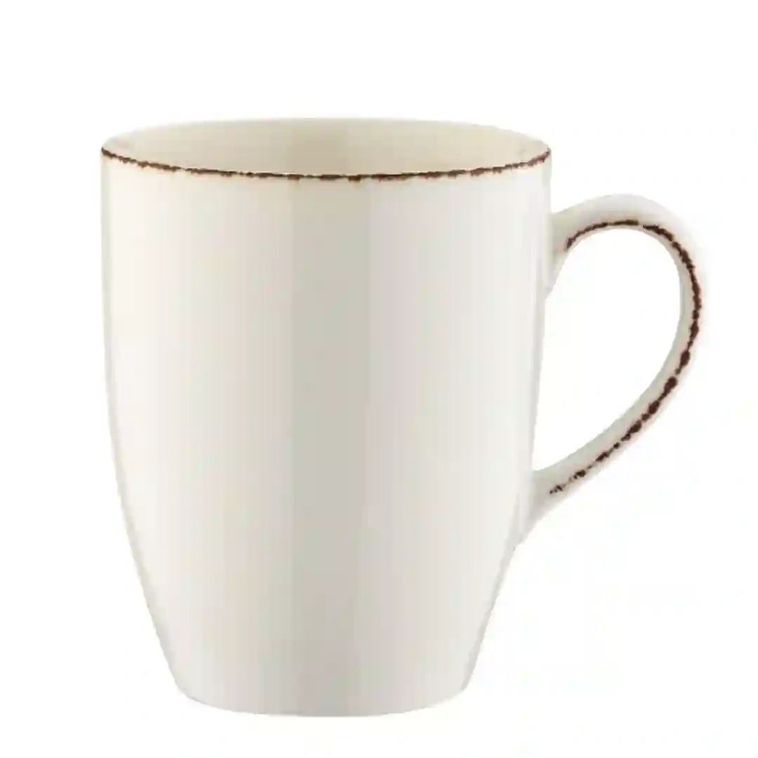 Krus m/brun kant Retro