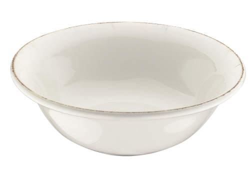 Skål m/brun kant Retro