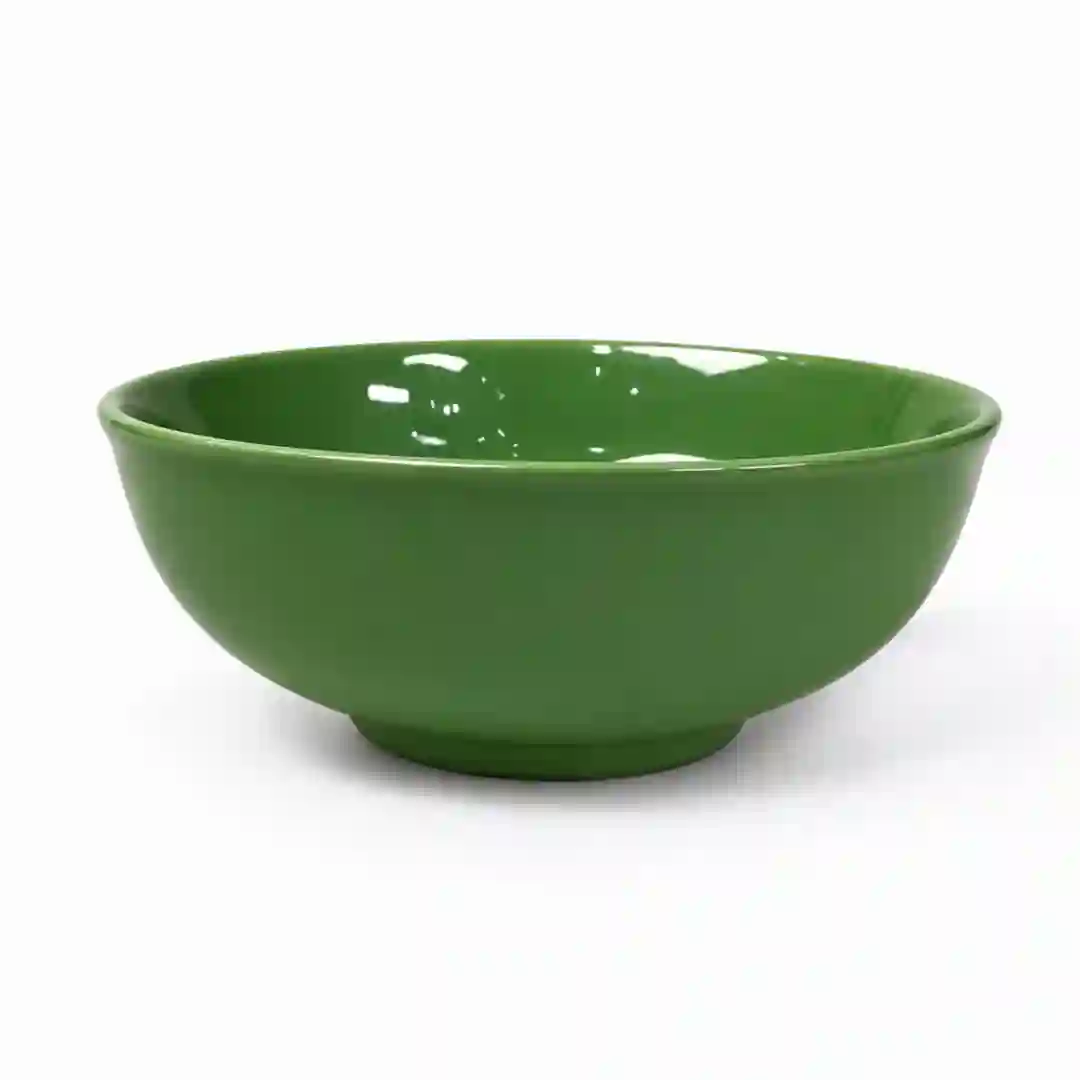 Skål m/grøn kant