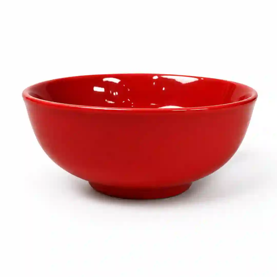Skål m/rød kant