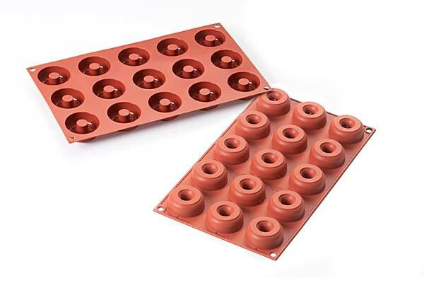 Silikoneform Mini donuts