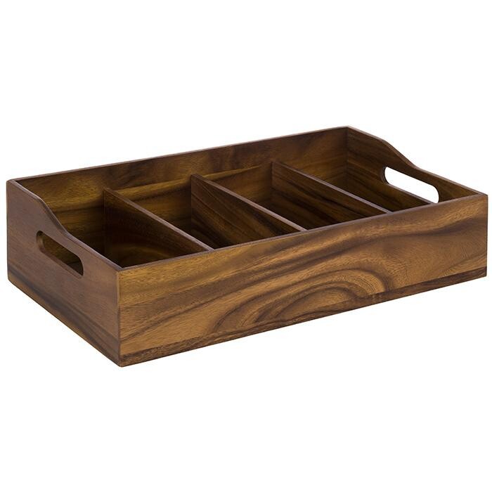 Bestikkasse 4 rum Acacia