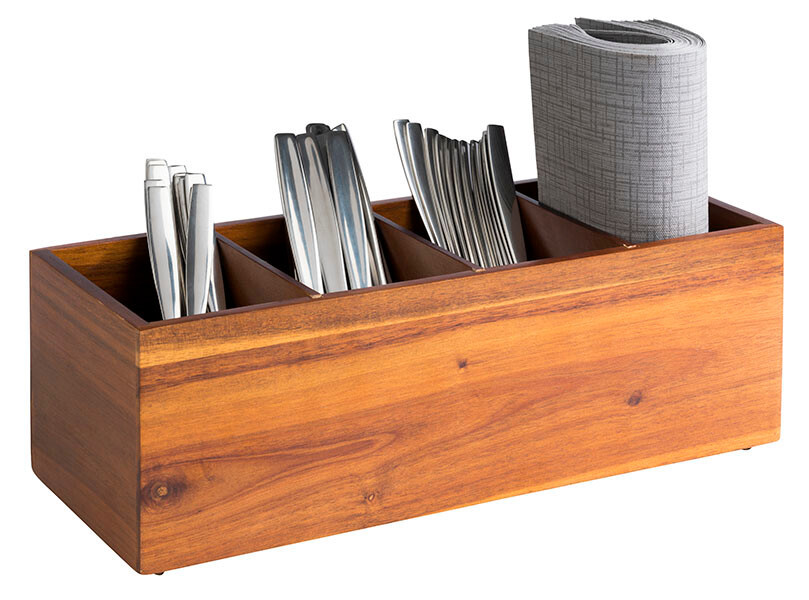 Trækasse m/4 rum Woody