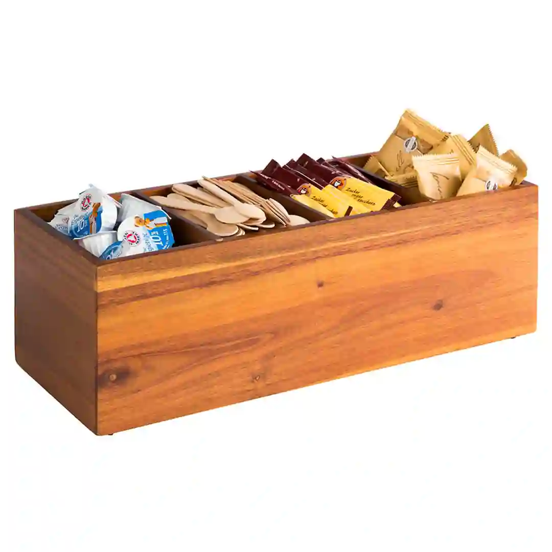 Trækasse m/4 rum Woody