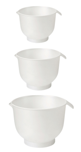 Røreskålesæt 1,5, 2 og 3 L