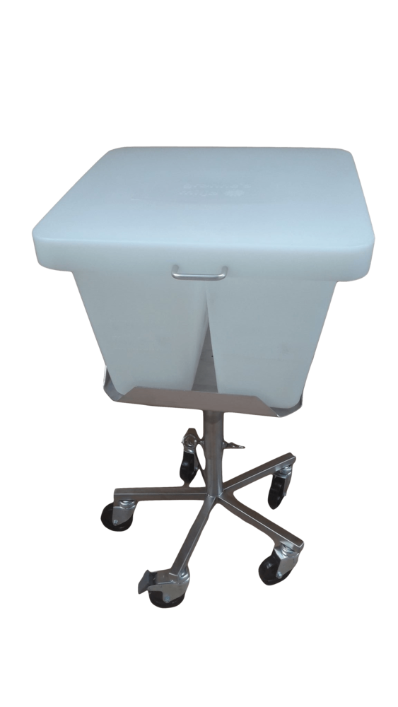 Affaldsspand 2-delt Grønært