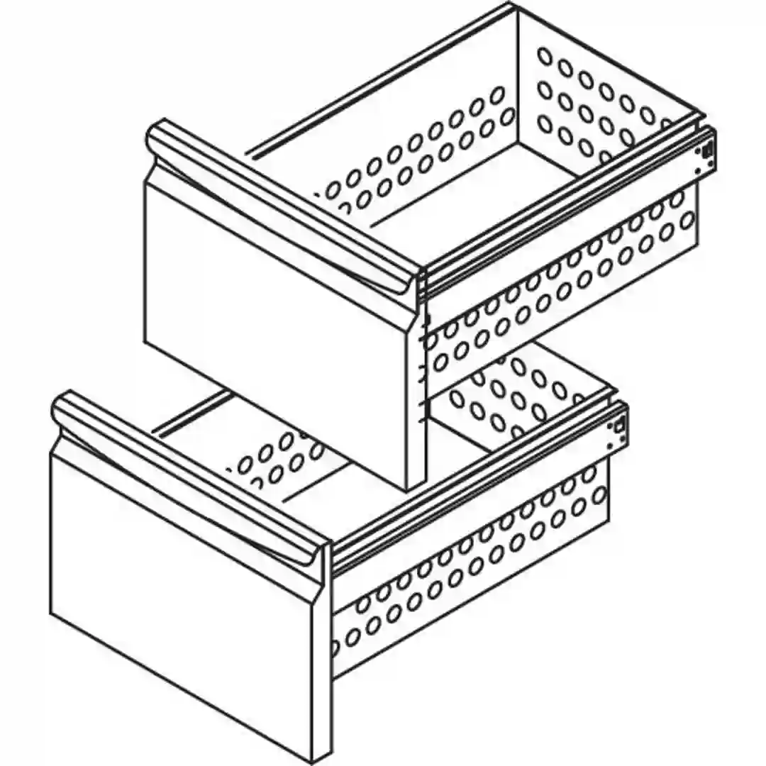 Skuffesæt 2x1/2 GN Neos