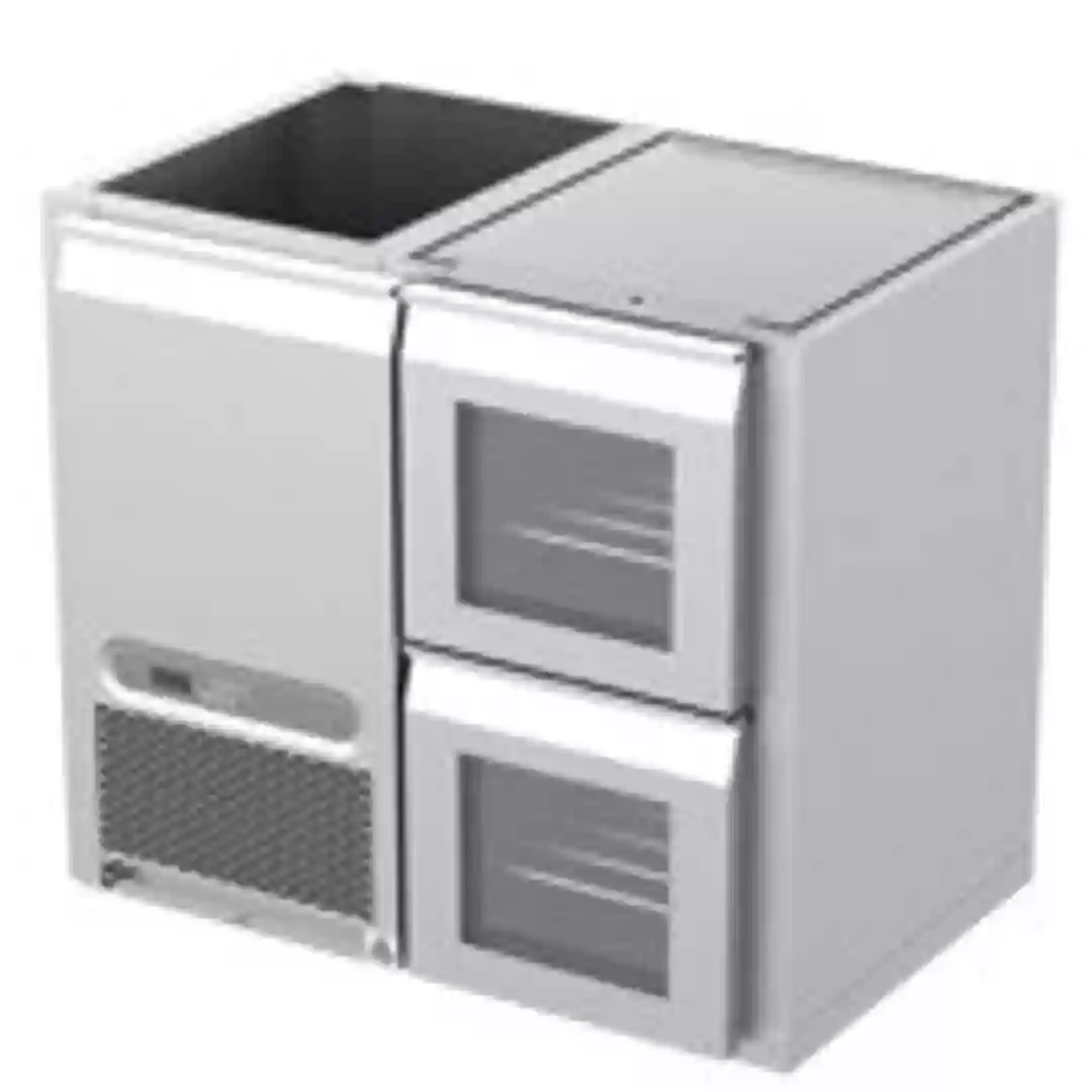 Køledisk 2 skuffer Bar