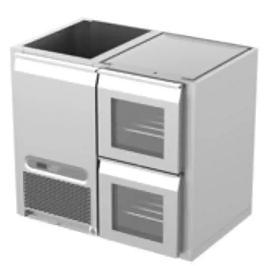 Køledisk 2 skuffer Bar