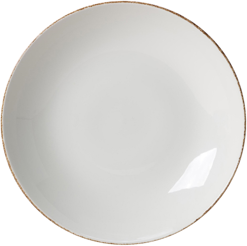 Tallerken Coupe Brown Dapple