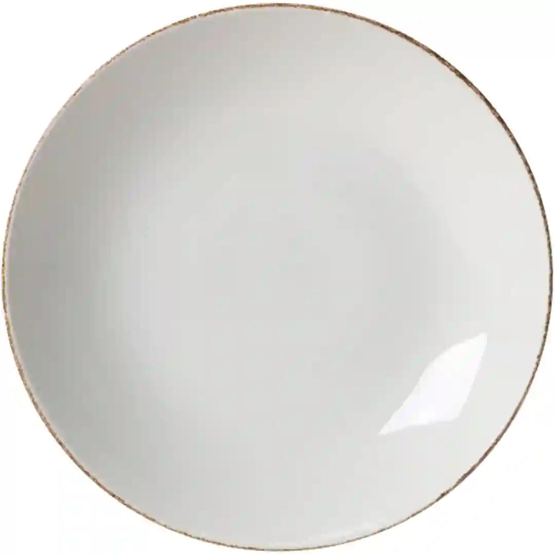 Tallerken Coupe Brown Dapple